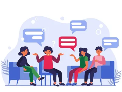 group discussion interruption